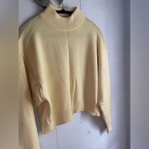Aritzia Wilfred Free Scottie Cropped Turtleneck Sweater